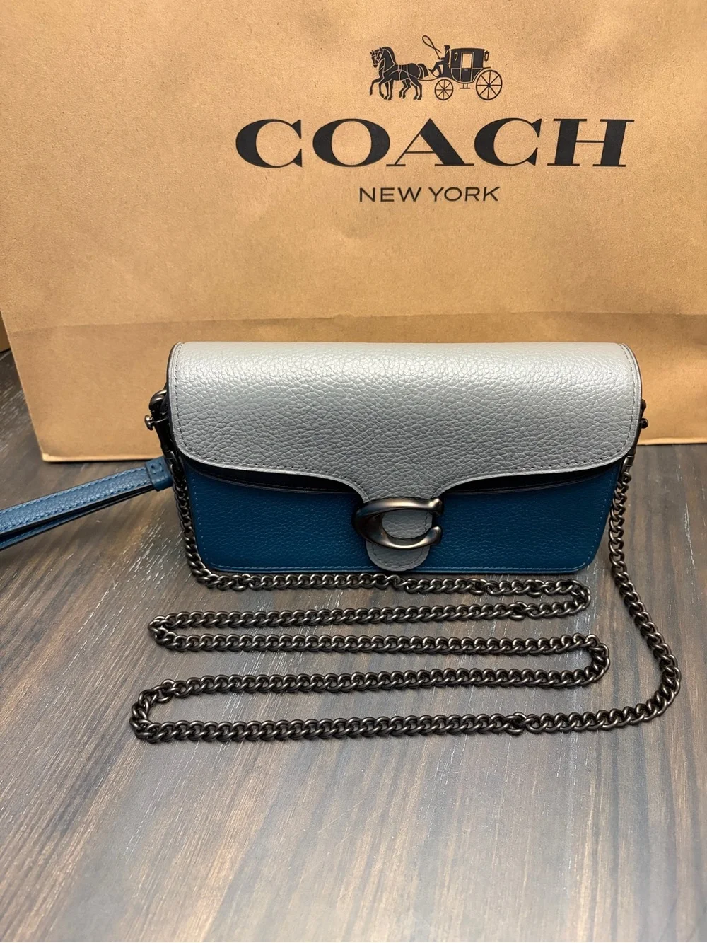 Coach Colorblock Tabby Wristlet/ Crossbody